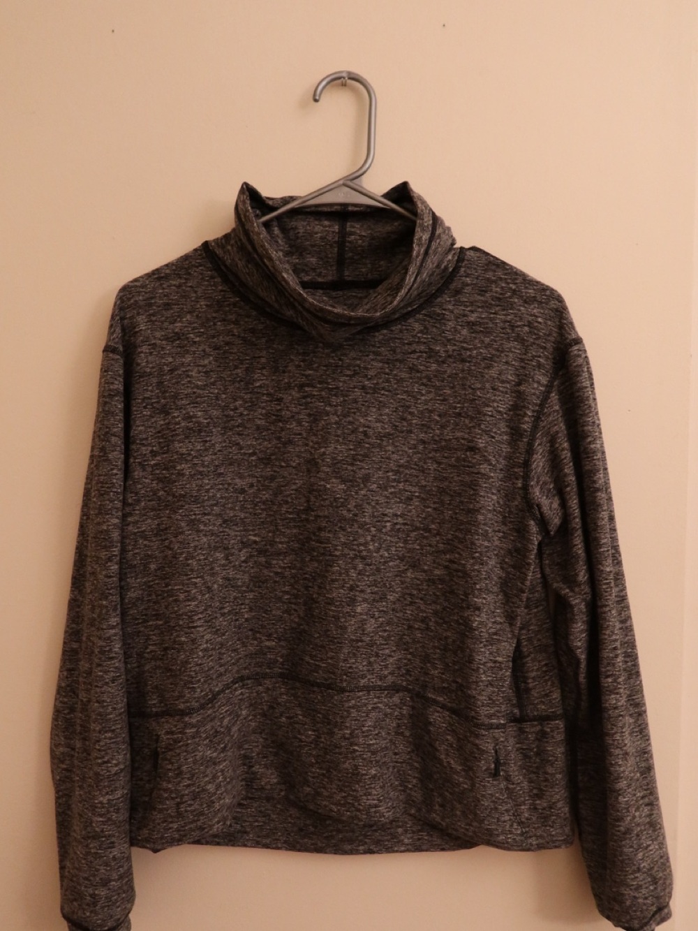 Men's Gray Turtleneck Pullover Sweater
